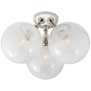 Потолочный светильник Cristol Large Triple Flush Mount AERIN ARN4401PN-WG