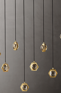 Люстра JC-10032095 BRZ Linerar Chandelier Eclatant RH