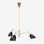 Люстра JC-ARN 5008HAB-BLK Sommerard Medium Triple-Arm Chandelier
