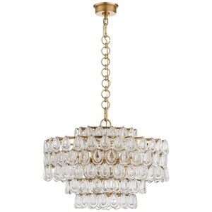 Люстра Liscia Medium Chandelier Visual Comfort JC-ARN 5173HAB -CG