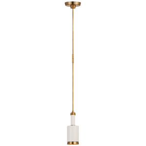 Подвесной светильник VISUAL COMFORT Anders Small Cylindrical Pendant THOMAS O'BRIEN SC TOB 5097HAB/WHT