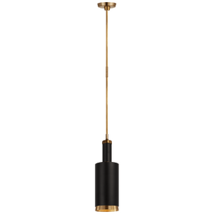 Подвесной светильник VISUAL COMFORT Anders Large Cylindrical Pendant THOMAS O'BRIEN SC TOB 5099HAB/BLK
