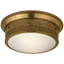 Потолочный светильник VISUAL COMFORT Calliope Marine Flush Mount THOMAS O'BRIEN SC TOB 4203HAB
