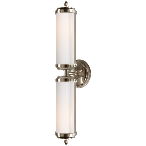 Бра VISUAL COMFORT Merchant Double Bath Light THOMAS O'BRIEN TOB 2207PN-WG