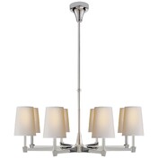Люстра Visual Comfort TOB5046PN-NP Thomas O'Brien Caron 8 Light 30 inch Bronze