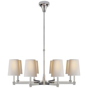 Люстра Visual Comfort TOB5046PN-NP Thomas O'Brien Caron 8 Light 30 inch Bronze