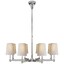 Люстра Visual Comfort TOB5046PN-NP Thomas O'Brien Caron 8 Light 30 inch Bronze
