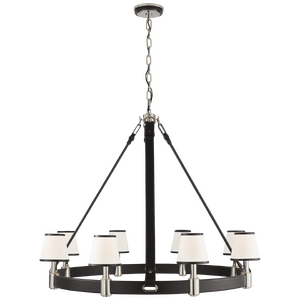 Люстра VISUAL COMFORT Riley Large Ring Chandelier RALPH LAUREN RL 5612PN/CHC-L