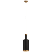 Подвесной светильник VISUAL COMFORT Anders Large Cylindrical Pendant THOMAS O'BRIEN SC TOB 5099HAB/BLK