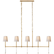 Люстра VISUAL COMFORT Camille Linear Chandelier SUZANNE KASLER SK 5055HAB-NP