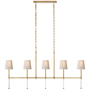 Люстра VISUAL COMFORT Camille Linear Chandelier SUZANNE KASLER SK 5055HAB-NP