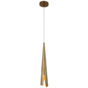 Люстра VISUAL COMFORT Piel Delicate Wrapped Pendant KELLY WEARSTLER KW 5630AB