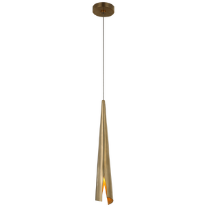 Люстра VISUAL COMFORT Piel Delicate Wrapped Pendant KELLY WEARSTLER KW 5630AB