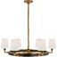Люстра VISUAL COMFORT Watson Medium Ring Chandelier Thomas O'Brien TOB 5281BZ/HAB-L