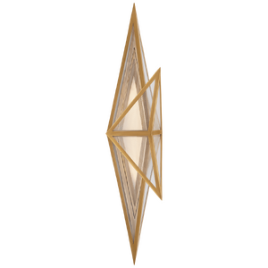 Бра настенное VISUAL COMFORT Ori Tall Sconce KELLY WEARSTLER KW 2654AB-CLG