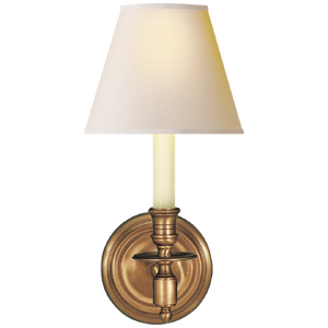 Бра VISUAL COMFORT French Single Sconce STUDIO VC S 2110HAB-NP