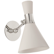 Светильник настенный STUDIO VC Liam Small Articulating Sconce VISUAL COMFORT S 2640PN-WHT