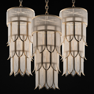 Люстра индивидуального изготовления Arishes Chandelier D30*H84 PN-CCB