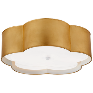 Bryce Large Flower Flush Mount KATE SPADE NEW YORK KS4118G/WHT-FA