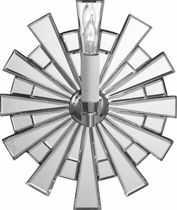 Starburst Mirror Single Light Sconce CHAPMAN & MYERS CHD1620PN