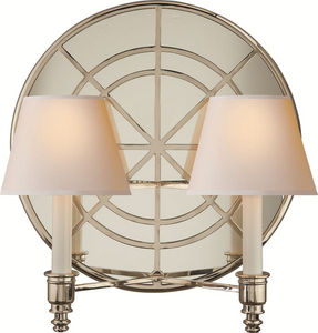 Global Double Arm Sconce MICHAEL S SMITH MS2201PN-NP