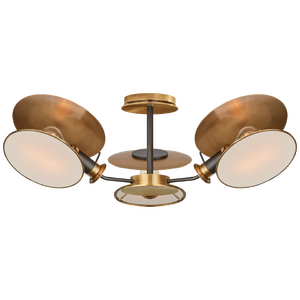 Osiris Medium Reflector Semi-Flush Mount THOMAS O'BRIEN TOB4290BZ/HAB-L