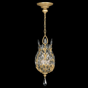 CRYSTAL LAUREL 11″ LANTERN 804640-3 Golden leaf