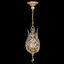 CRYSTAL LAUREL 11″ LANTERN 804640-3 Golden leaf
