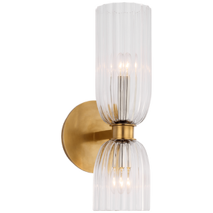 Asalea 16" Double Bath Sconce AERIN ARN2500HAB-CG