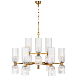 Asalea Medium Two-Tier Chandelier AERIN ARN5500HAB-CG