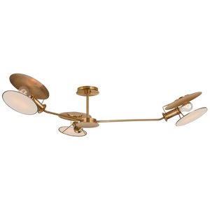 Osiris Large Asymmetric Semi-Flush Mount THOMAS O'BRIEN TOB4291PN/PN-L