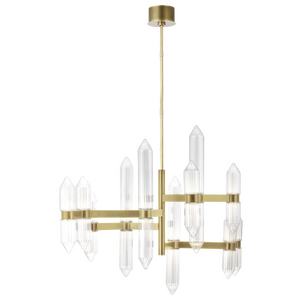 Langston Large Chandelier AvroKO 702LGSN46BR-LED927