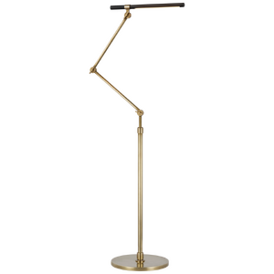 Heron Medium Adjustable Floor Lamp Ian K. Fowler IKF1506HAB/BLK