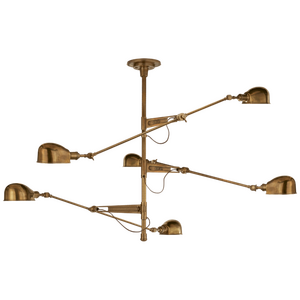 RL '67 Extra Large Triple Arm Chandelier Ralph Lauren RL5032BN