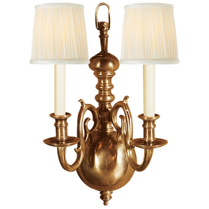 18th Century Two-Light Sconce Chapman & Myers CHD1116AB