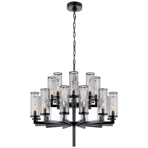 Liaison Double Tier Chandelier Kelly Wearstler KW5201BZ-CRG