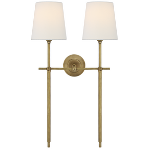 Bryant Large Double Tail Sconce Thomas O&039;Brien TOB2025HAB-L