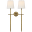Bryant Large Double Tail Sconce Thomas O&039;Brien TOB2025HAB-L