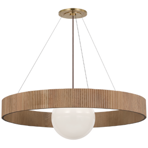 Arena 42" Ring and Globe Chandelier Windsor Smith WS5001HAB/NO-WG