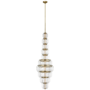Killarney 19" Layered Entry Chandelier WATERFORD WF5020NB-CC