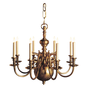 18th Century Medium Chandelier Chapman & Myers CHC1114AB
