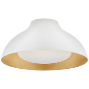Agnes 15" Flush Mount AERIN ARN4350PW-SWG