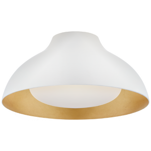 Agnes 15" Flush Mount AERIN ARN4350PW-SWG