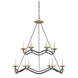 Люстра Visual Comfort Choros S 5041AI в расцветке Aged Iron with Hand-Rubbed Antique Brass