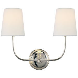 Vendome Double Sconce Thomas O&039;Brien TOB2008PN-L
