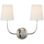 Vendome Double Sconce Thomas O&039;Brien TOB2008PN-L