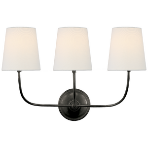 Vendome Triple Sconce Thomas O&039;Brien TOB2009BZ-L